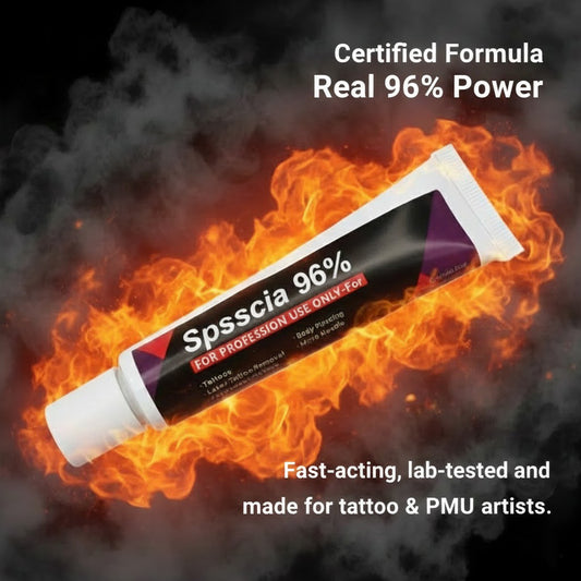 Premium 96% Numbing Tattoo Cream – Long-Lasting Effect for Eyebrows & PMU